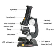 Giocattolo per microscopio HD 450X per la prima educazione dei bambini C2119, C2119