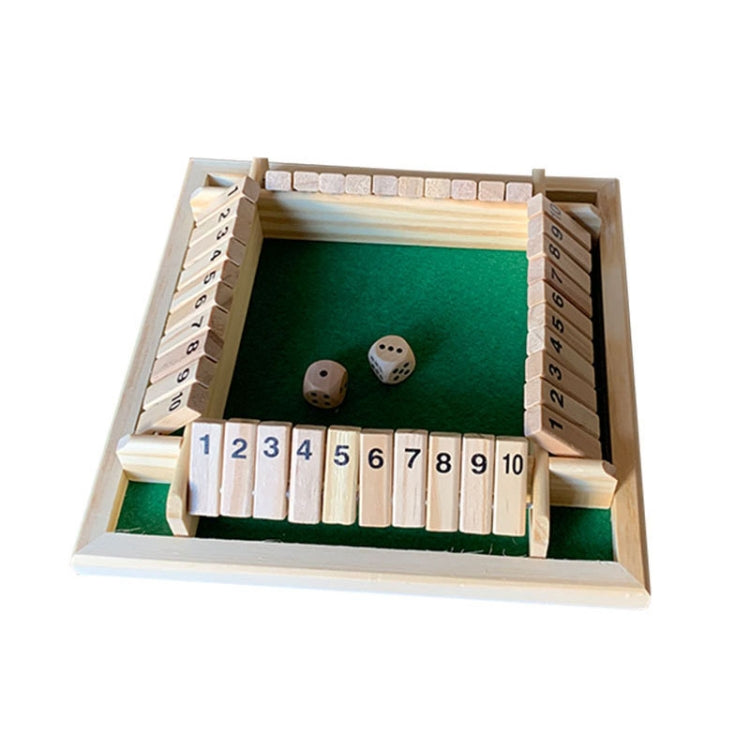Gioco da tavolo Flop a quattro lati in legno pino 25x25 cm