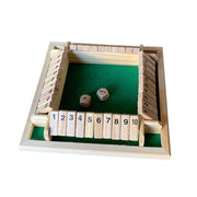Gioco da tavolo Flop a quattro lati genitore-figlio, Green Velvet, Red Velvet, Brown Black Velvet, Four Color Velvet