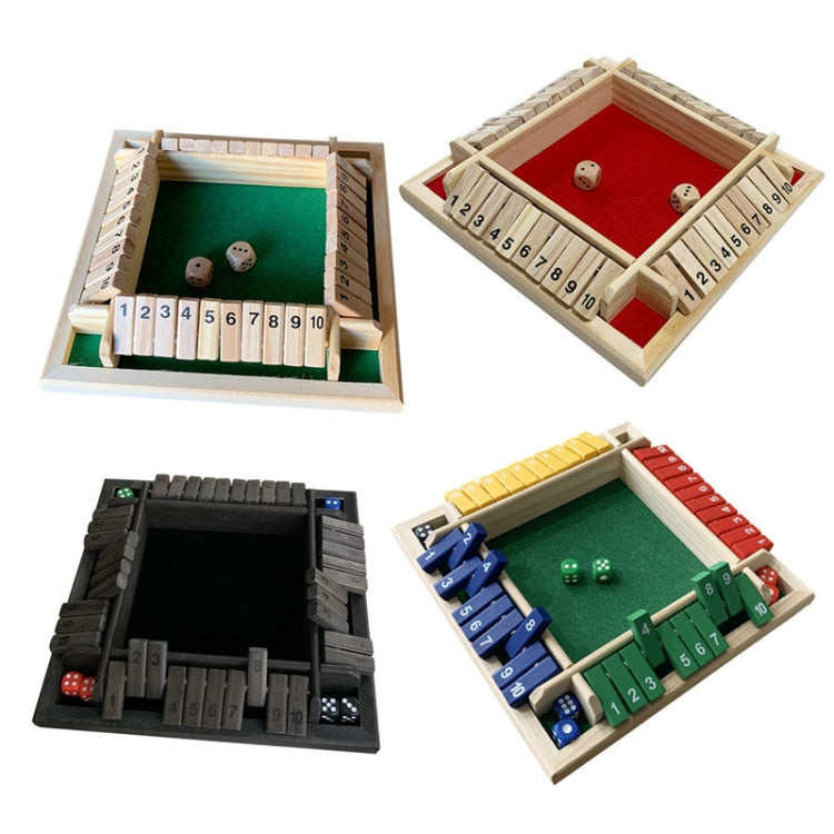 Gioco da tavolo Flop a quattro lati in legno pino 25x25 cm