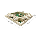 Gioco da tavolo Flop a quattro lati in legno pino 25x25 cm