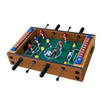 Mini calciobalilla in legno per interni 36x26x6 cm