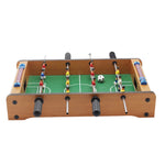 Mini calciobalilla in legno per interni 36x26x6 cm