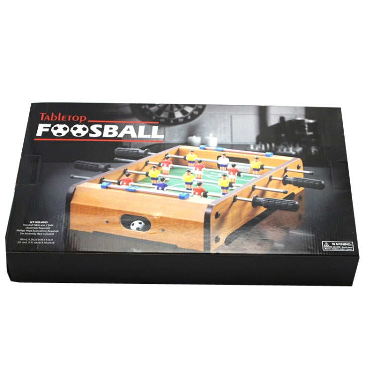 Mini calciobalilla in legno per interni 36x26x6 cm