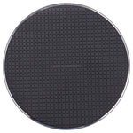 Caricabatterie wireless rotondo in metallo 15W