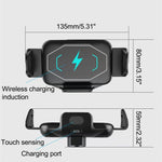 S15 15W QI Supporto di ricarica wireless per auto magnetico per telefono con schermo pieghevole, S15