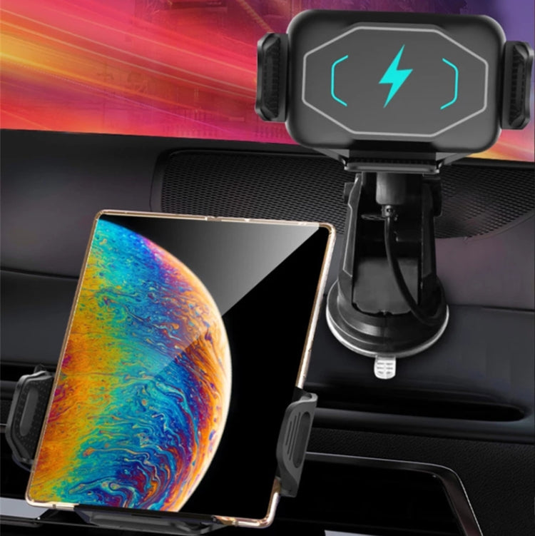 S15 15W QI Supporto di ricarica wireless per auto magnetico per telefono con schermo pieghevole, S15