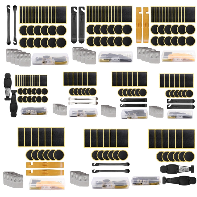 Kit di riparazione pneumatici per biciclette, 30 PCS / Set Black Iron Tire Lever, 30 PCS / Set Widen Tire Lever, 30 PCS / Set Yellow Tire Lever, 26 PCS / Set Fish Type Tire Lever, 18 PCS / Set Iron Tire Lever, 18 PCS / Set Plastic Tire Lever           ...