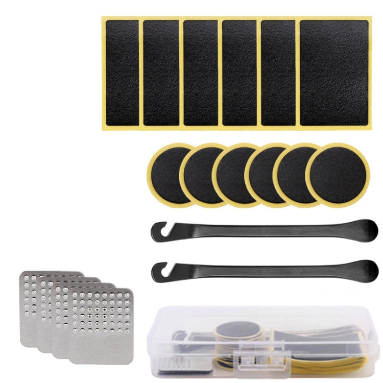 Kit di riparazione pneumatici per biciclette, 30 PCS / Set Black Iron Tire Lever, 30 PCS / Set Widen Tire Lever, 30 PCS / Set Yellow Tire Lever, 26 PCS / Set Fish Type Tire Lever, 18 PCS / Set Iron Tire Lever, 18 PCS / Set Plastic Tire Lever           ...