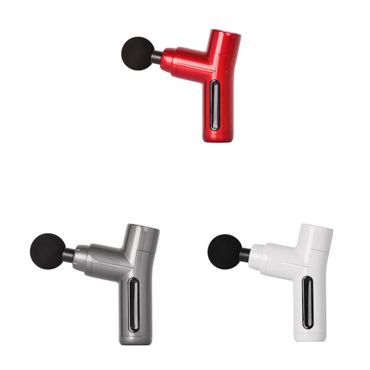 JM-09 Pistola a fascia vibrante per mini massaggio senza spazzole, Grey, White, Red