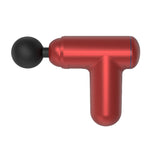 J12A Mini pulsante di massaggio vibrante tipo pistola a fascia, Black, Gray, Silver, Red