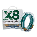 NON-FADE X8 150m 8 Code PE Pish Line, No. 0.8, No. 1.0, No. 1.2, No. 1.5, No. 2.0, No. 3.0, No. 4.0, No. 5.0