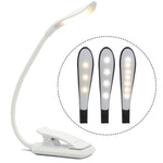 8027D-2 7 Beads LED Protezione per gli occhi Lettura Luce pieghevole per libri, White, Black