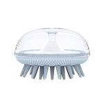 Spazzola per shampoo per massaggio alla testa in silicone da 3 pezzi, Blue, Pink, White, Yellow