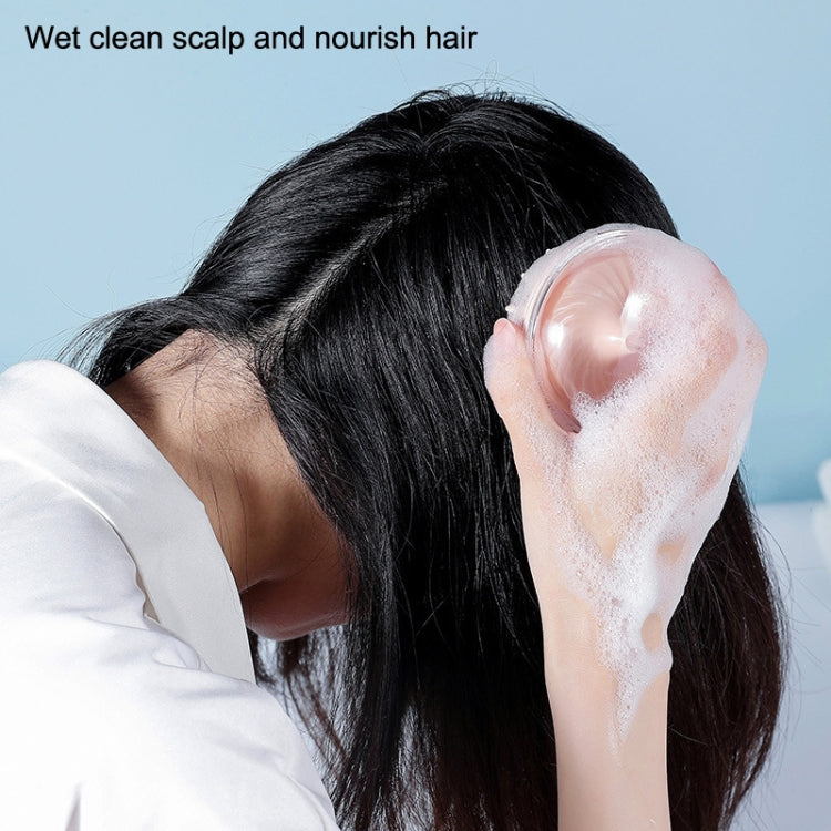 Spazzola per shampoo per massaggio alla testa in silicone da 3 pezzi, Blue, Pink, White, Yellow