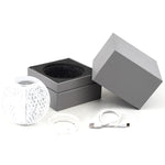 Lampada da tavolo piccola sfera di cristallo USB luce notturna in acrilico, MT2 80 x 80mm, MT1  110 x 110mm