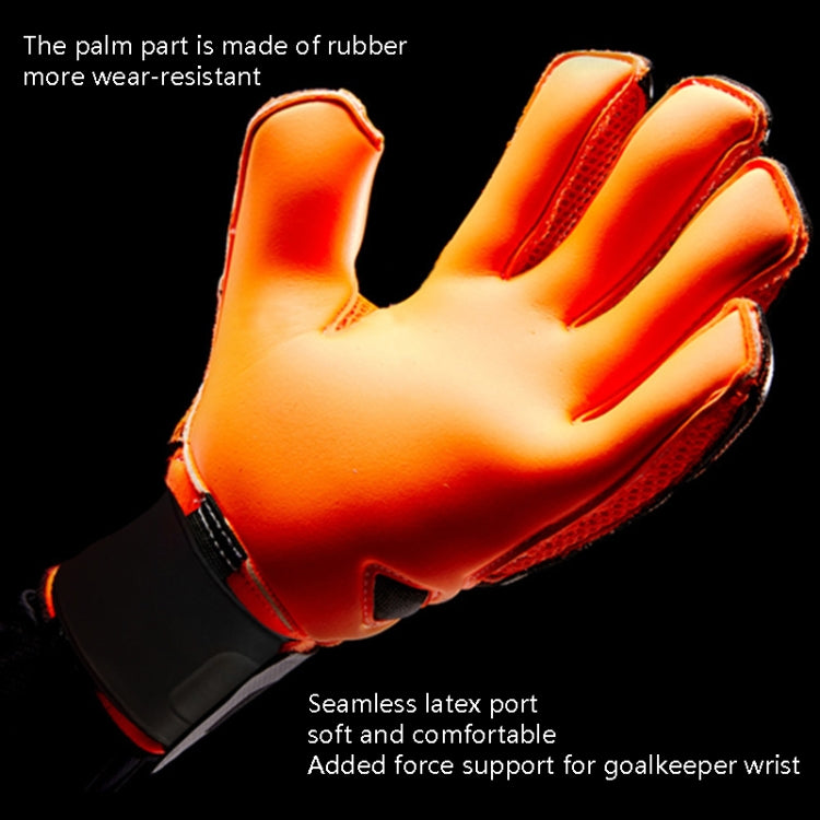 Ailsports ST5511 1 paio di guanti da portiere in lattice per la protezione delle dita, 5, 6, 7, 8, 9, 10