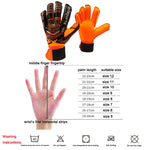 Ailsports ST5511 1 paio di guanti da portiere in lattice per la protezione delle dita, 5, 6, 7, 8, 9, 10