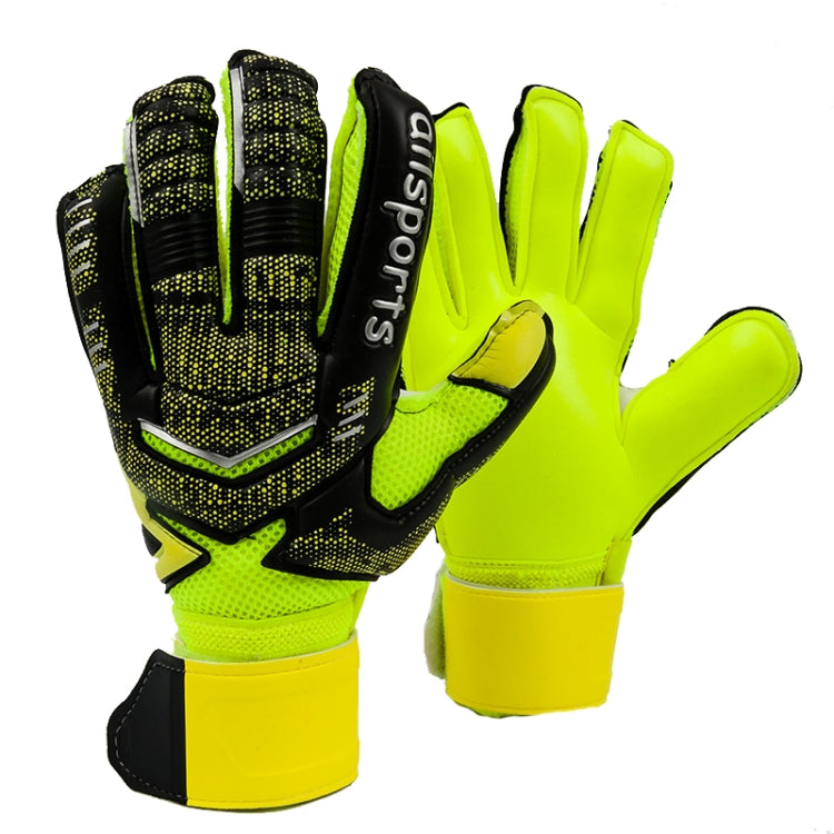 Ailsports ST5511 1 paio di guanti da portiere in lattice per la protezione delle dita, 5, 6, 7, 8, 9, 10