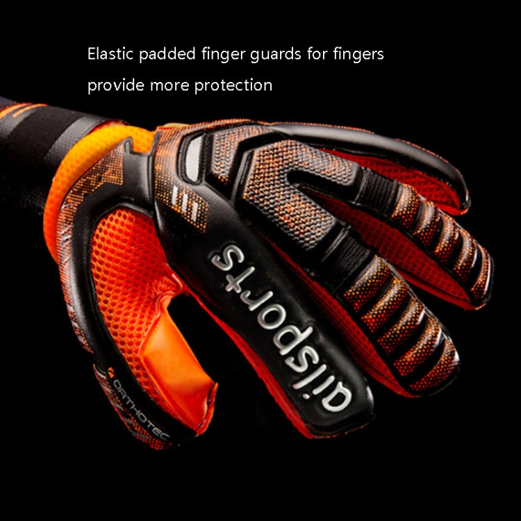 Ailsports ST5511 1 paio di guanti da portiere in lattice per la protezione delle dita, 11