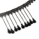 Collana vintage lolita gotica in pizzo con frange, stile:, 1530, 1531, 1532 Black, 1532 Red, 1533, 1534, 1535, 1555, 1556, 1557
