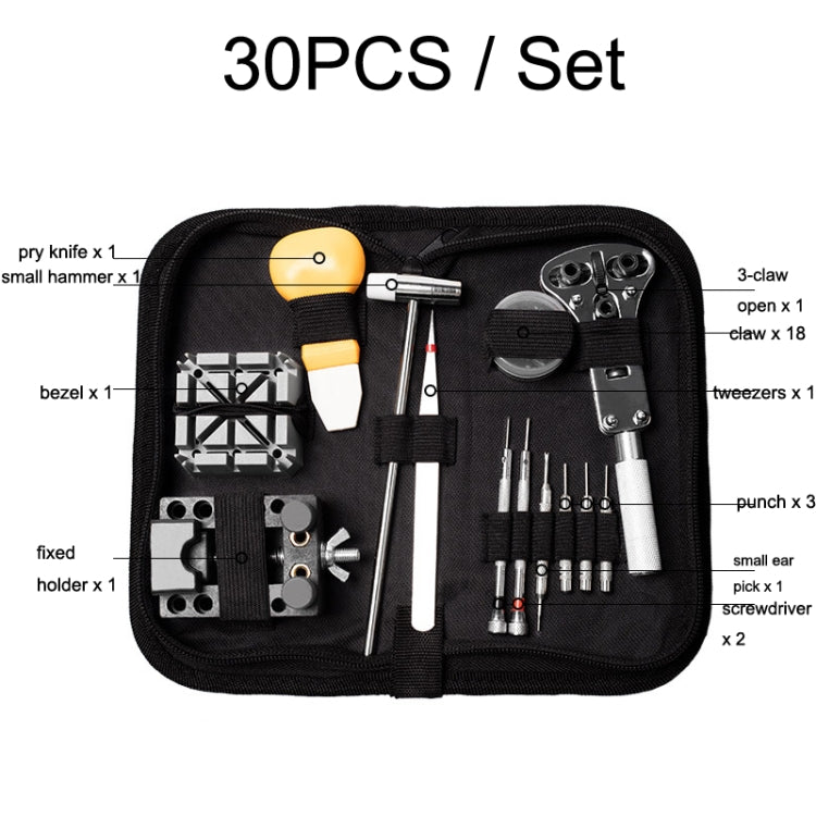 Set di attrezzi per la riparazione e lo smontaggio dell'orologio, 30 PCS / Set, 31 PCS / Set, 36 PCS / Set, 39 PCS / Set, 148 PCS / Set, 149 PCS / Set, 404 PCS / Set, 406 PCS / Set