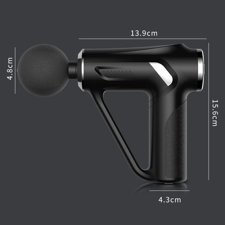 HB-008 Pistola per massaggio del corpo con pistola a fascia elettrica triangolare, LCD Style, Button Style