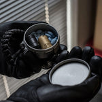 Contenitore per pillole di pronto soccorso portatile da esterno in acciaio inossidabile, Black, Silver