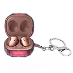 Custodia protettiva per auricolari con motivo a rombi PC per Samsung Galaxy Buds Live / Buds 2 / Buds Pro, Transparent, Transparent Black, Transparent Pink, Transparent Yellow, Transparent  Blue, Electroplate Rose Pink, Electroplate  Silver            ...
