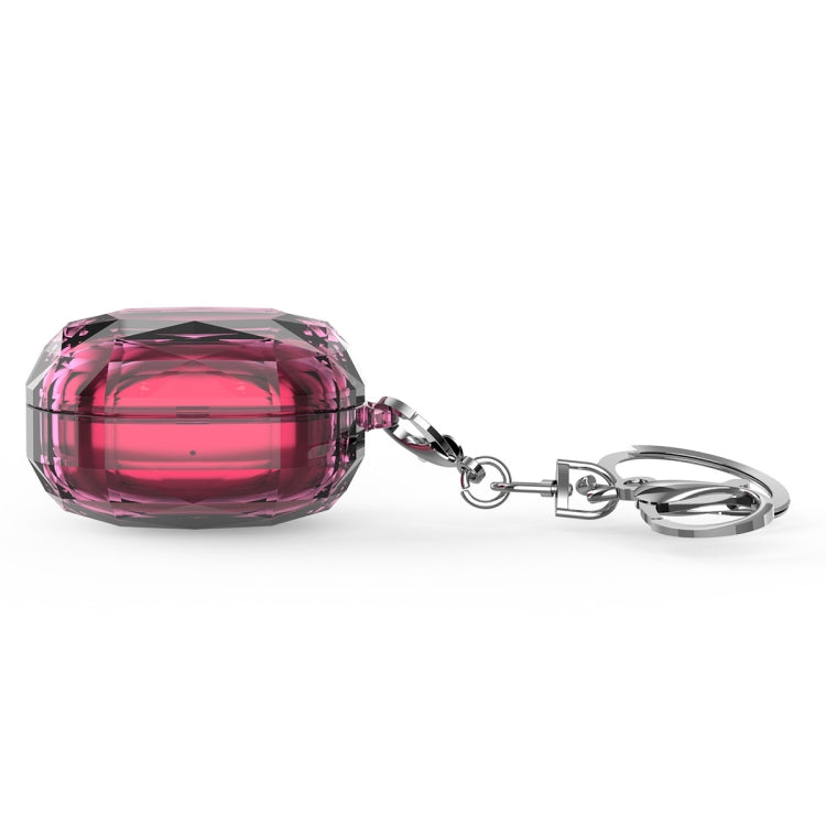 Custodia protettiva per auricolari con motivo a rombi PC per Samsung Galaxy Buds Live / Buds 2 / Buds Pro, Transparent, Transparent Black, Transparent Pink, Transparent Yellow, Transparent  Blue, Electroplate Rose Pink, Electroplate  Silver            ...