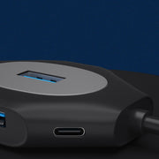 Docking station USB multi-porta a ricarica rapida 2 PC PD, Type-C to PD3.0+1xUSB3.0+3xUSB2.0, USBC to USB5V+1xUSB3.0+3xUSB2.0, USB3.0 to USB5V+1xUSB3.0+3xUSB2.0