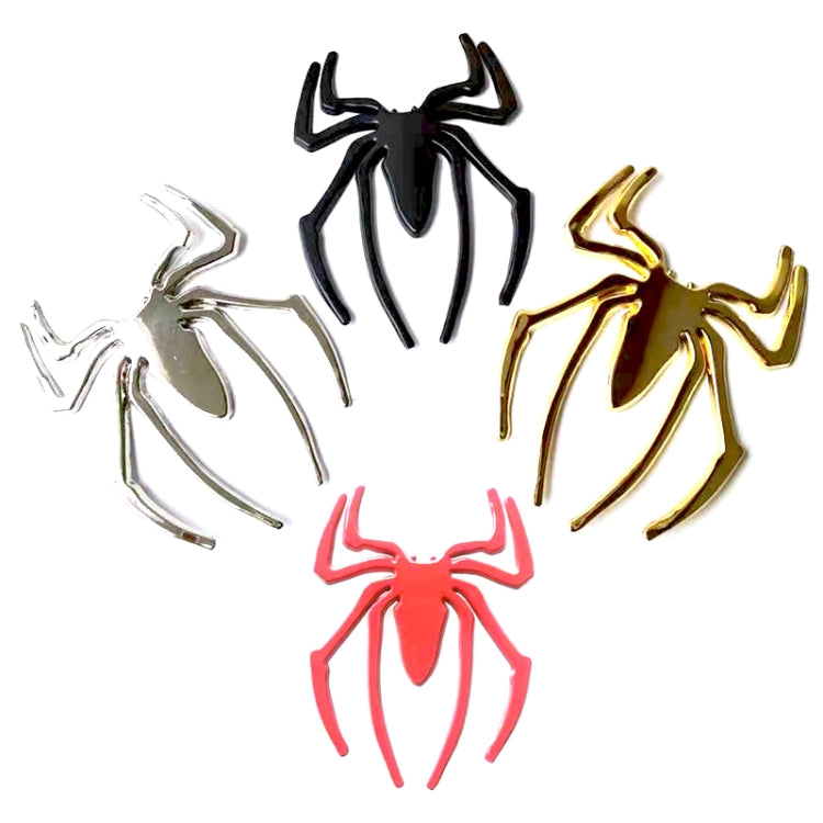 Adesivo per auto ragno tridimensionale in metallo da 10 pezzi, consegna casuale a colori, Spider