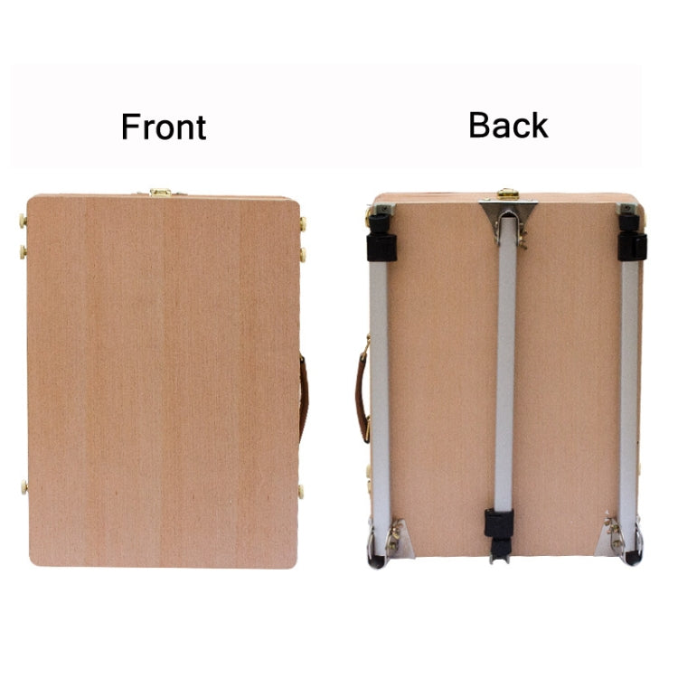 Cavalletto portatile in legno portatile per schizzi in lega di alluminio, Portable Sketch Box