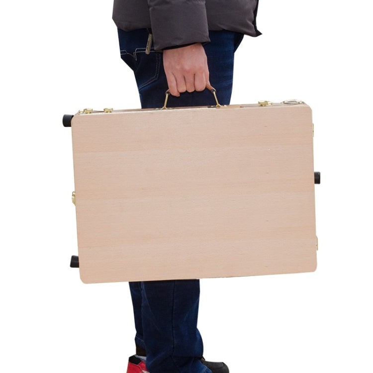 Cavalletto portatile in legno portatile per schizzi in lega di alluminio, Portable Sketch Box