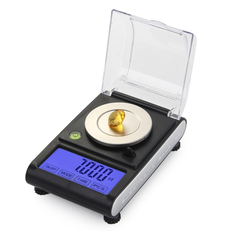 Bilancia per gioielli con scala in carati di diamante Scala elettronica sperimentale in milligrammi, 50g / 0.001g