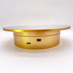 Giradischi bidirezionale a specchio da 20 cm Espositore per giradischi per riprese video Giradischi, Gold, Silver