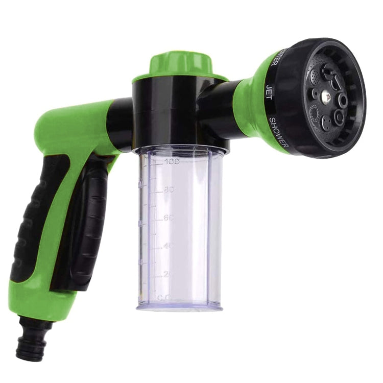 Spruzzatore d'acqua per pentole in schiuma per autolavaggio 8 in 1, Yellow, Green