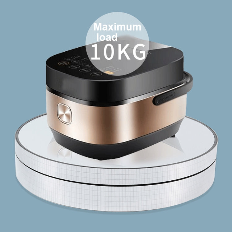 25 cm velocità regolabile espositore rotante elettrico puntelli per riprese video giradischi, Black Mirror, White Mirror, Golden Mirror, Silver Mirror