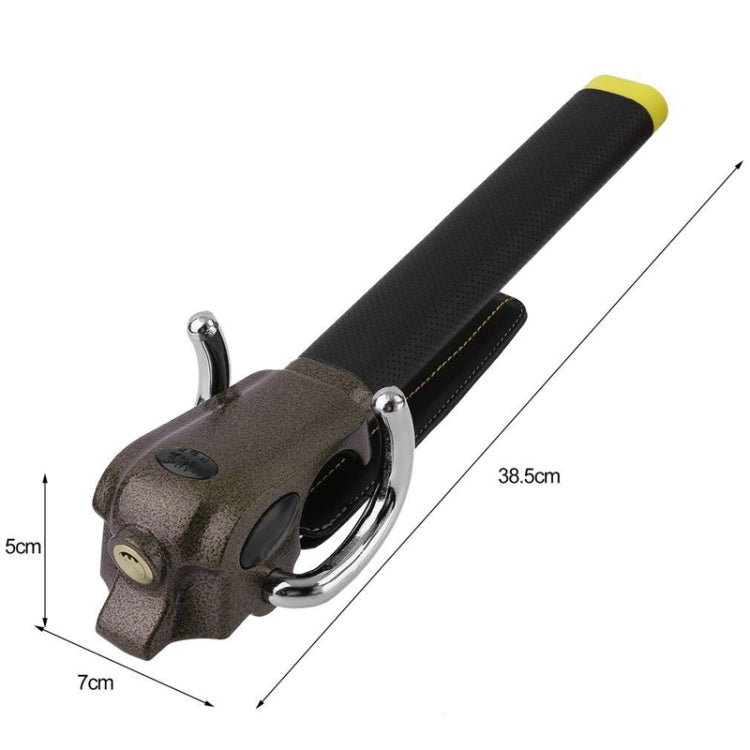 Blocco antifurto del volante dell'auto, Anti-Theft Lock((Black Gold))