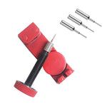 3 PCS Dispositivo di rimozione del perno di collegamento del cinturino dell'orologio regolabile in altezza in metallo, No.2068 Adjusting Repair Tool Black, No.2068 Adjusting Repair Tool Silver, No.2068 Adjusting Repair Tool Red                         ...