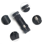 3 PCS Dispositivo di rimozione del perno di collegamento del cinturino dell'orologio regolabile in altezza in metallo, No.2068 Adjusting Repair Tool Black, No.2068 Adjusting Repair Tool Silver, No.2068 Adjusting Repair Tool Red                         ...