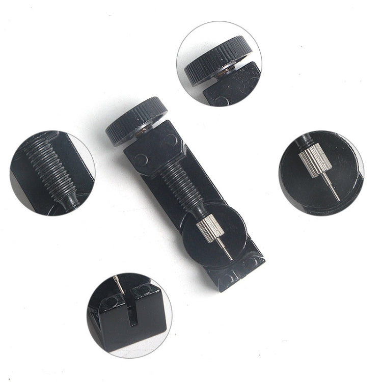 3 PCS Dispositivo di rimozione del perno di collegamento del cinturino dell'orologio regolabile in altezza in metallo, No.2068 Adjusting Repair Tool Black, No.2068 Adjusting Repair Tool Silver, No.2068 Adjusting Repair Tool Red                         ...