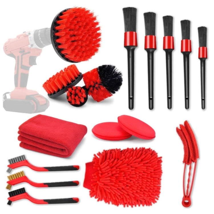 Spazzola per la pulizia dell'autolavaggio Guanti impermeabili per autolavaggio, 18 PCS / Set