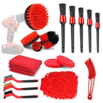 Spazzola per la pulizia dell'autolavaggio Guanti impermeabili per autolavaggio, 18 PCS / Set