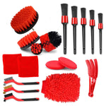 Spazzola per la pulizia dell'autolavaggio Guanti impermeabili per autolavaggio, 18 PCS / Set