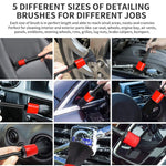 Spazzola per la pulizia dell'autolavaggio Guanti impermeabili per autolavaggio, 18 PCS / Set