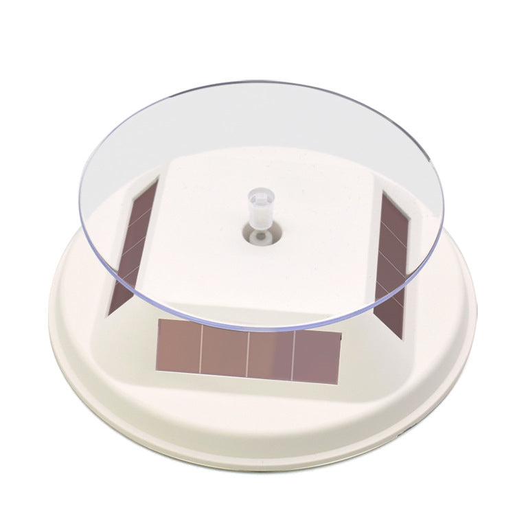 Giradischi per espositori rotanti solari da 12 cm, White, Black