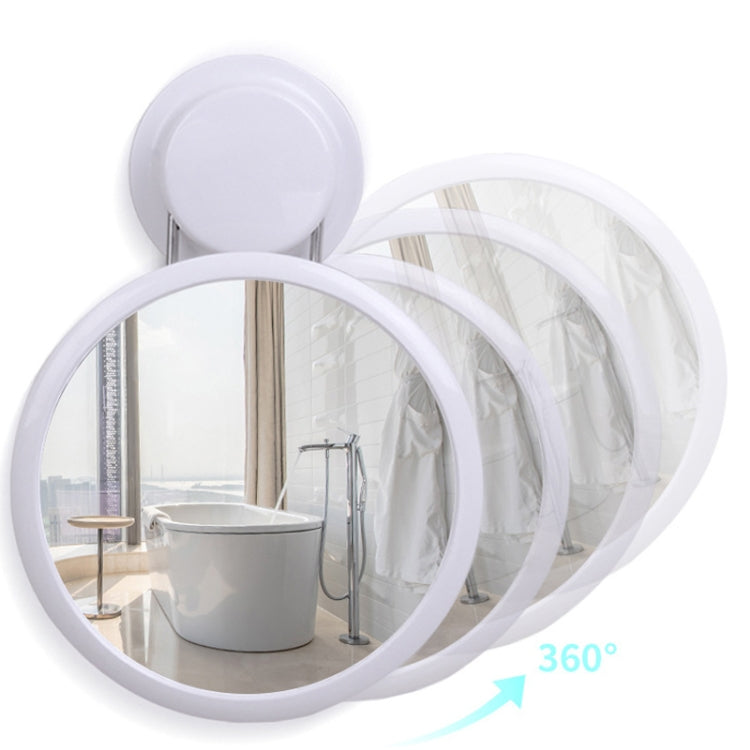 Specchio da bagno senza unghie Specchio da trucco pieghevole rotante