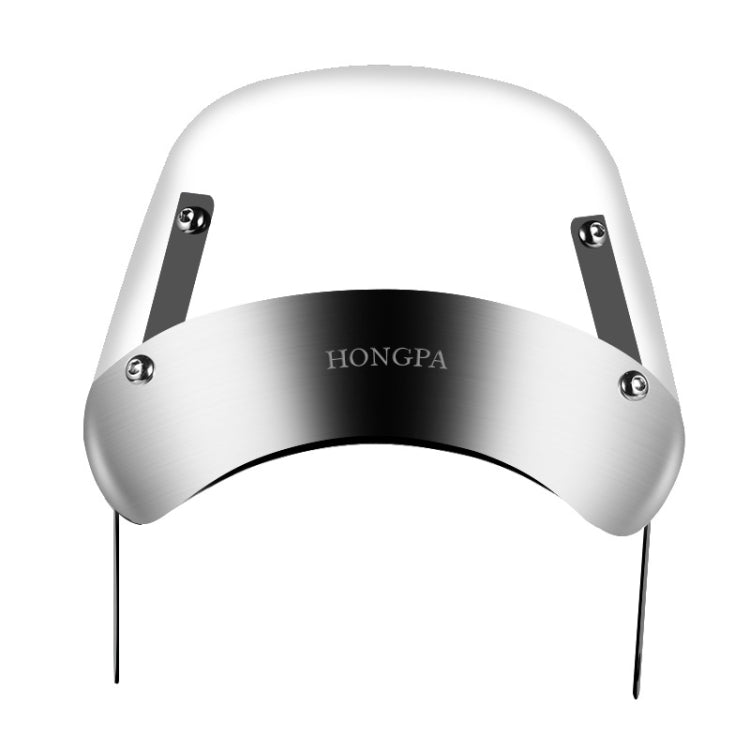 HONGPA DY-002 Parabrezza per PC modificato per moto retrò da 5-7 pollici