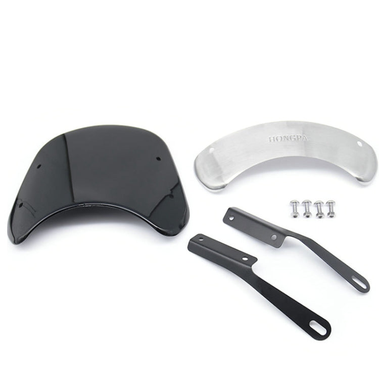 HONGPA DY-002 Parabrezza per PC modificato per moto retrò da 5-7 pollici